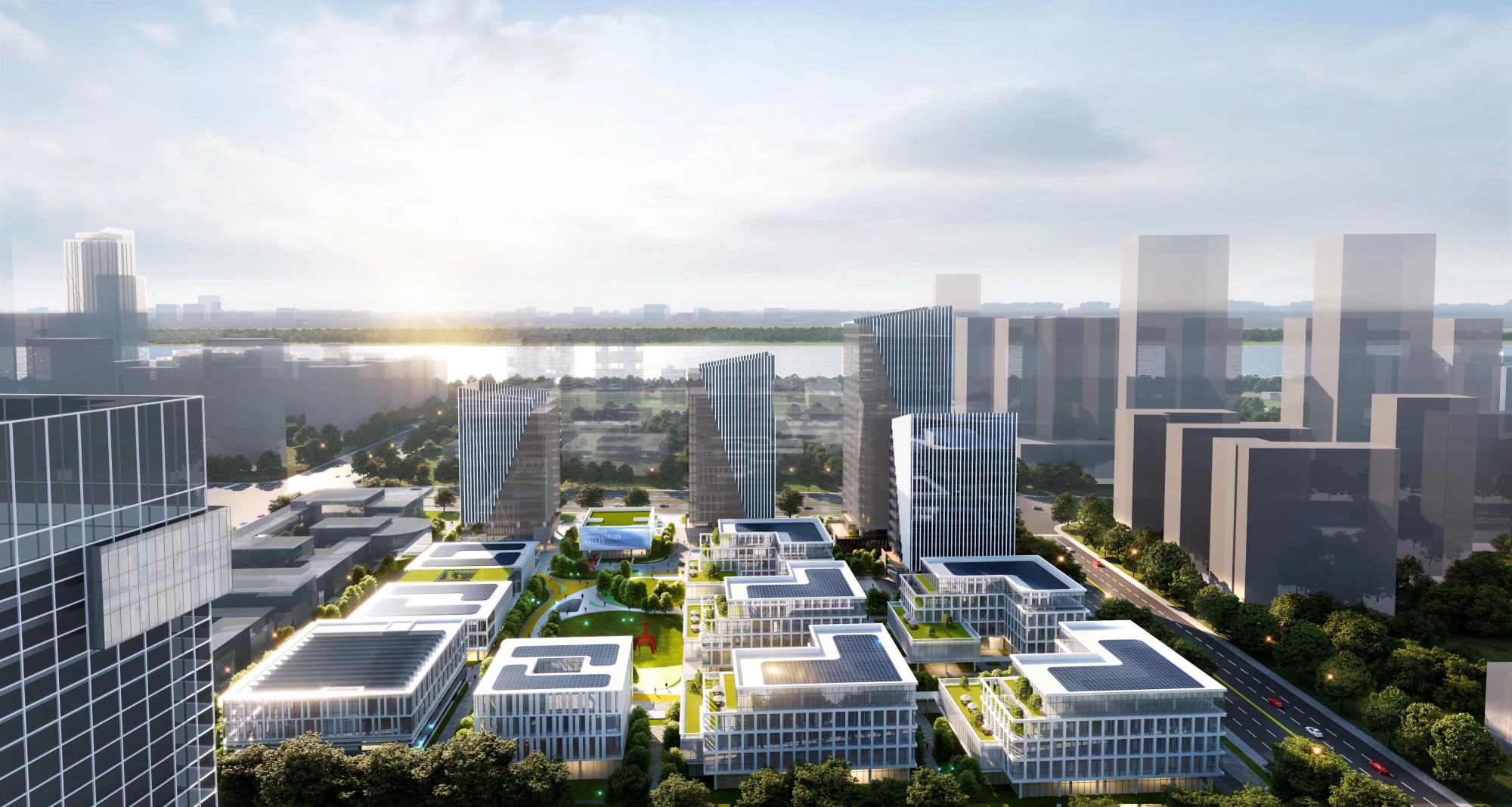 國家智能網聯汽車武漢測試示范區(qū)內首個科創(chuàng)園區(qū)正式開建